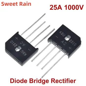 5VNT 25A 1000V diodų tiltas lygintuvas KBU2510