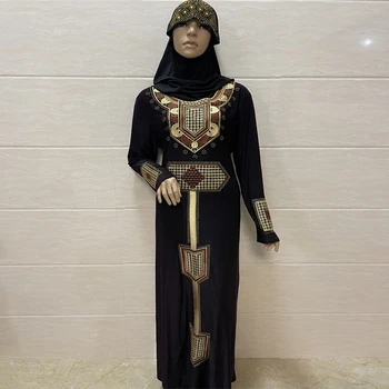 Afrikos Suknelės Moterims, Elegantiškas Poliesteris 2023 Naujas Musulmonų Mados Abayas Dashiki Skraiste Kaftan Ilgas, Maxi Suknelė Turkijos Afrika