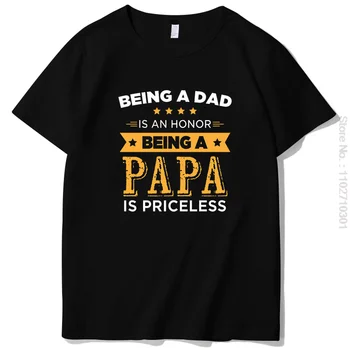 Būdamas tėtis yra neįkainojamas T-marškinėliai Tėtis juokinga t shirts grafinis t marškinėliai trumpomis rankovėmis t-shirt Vasaros Harajuku vyriški drabužiai