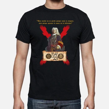 Don Blas De Lezo ispanijos Legendinis Herojus Marškinėliai 100% Medvilnė, O-Kaklo Vasaros trumpomis Rankovėmis Atsitiktinis Vyrai T-shirt Dydis S-3XL