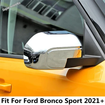 Galinio vaizdo Veidrodžio Dangtelis Korpuso Apdaila Protectionp Padengti Apdaila Už Ford Bronco Sporto 2021 m. - 2023 ABS Chrome 