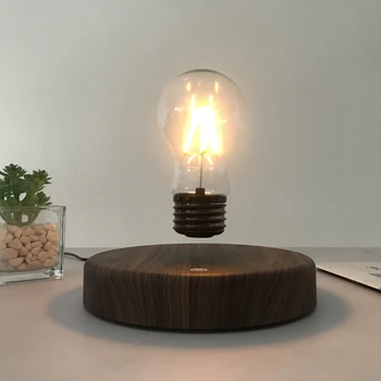 Magnetic Levitation Lemputė LED Stalinis Dekoratyvinės Lemputės Stalo Lempa Naktį, Šviesos Magnetinė Technologija Belaidžio Ryšio Technologija