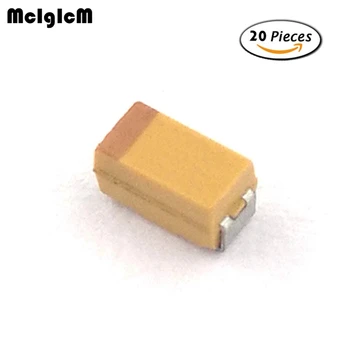 MCIGICM 20pcs A 3216 4.7 uF 20V SMD tantalo kondensatorių