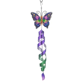 metalo drugelis Vėjo Varpeliais, hanging garden lemputės dekoratyvinis apšvietimas