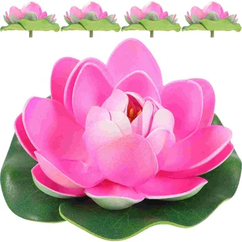 Modeliavimo Lotus Lapų, Imituojant Lotoso gėlės Dekoras Gražus Rekvizitas, Kintama Šviesos Namuose Dekoracijos Namuose