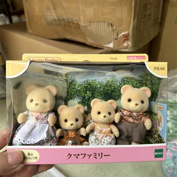 Nauja Japonų originali Sylvanian lėlės Šeimos Miškų Žaisti Namus, vaikų žaislai, mergaičių baldai, virtuvės lova variantais
