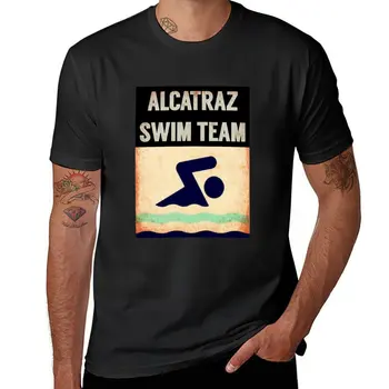 Naujas Alcatraz Plaukti Komanda T-Shirt, derliaus drabužius, vintage marškinėliai gyvūnų spausdinti marškinėliai berniukams vyrų t shirts