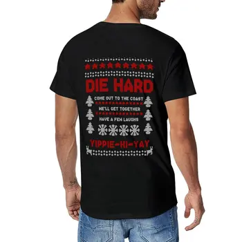 Naujas Die Hard 2018 Kalėdinis Megztinis Marškinėliai mielas drabužių juokingi marškinėliai berniukams, baltos spalvos sportinius marškinėlius, paprasto, t-marškinėliai vyrams, ilgomis rankovėmis t shirts