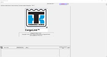Thermo King CargoLink PC Aptarnavimo Įrankis, 2.8.0