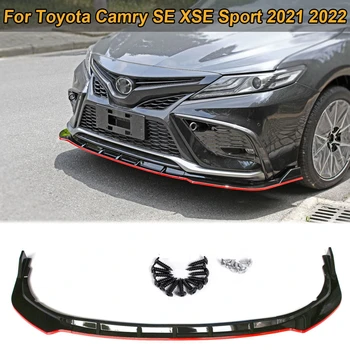 Toyota Camry SE XSE Sporto 2021 2022 Bamperio Lip Spoileris Pusėje Splitter Reflektoriai Smakro Kūno Kit Guard Automobilių Reikmenys