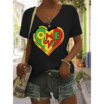 Vasaros Moterų Juokinga Atspausdintas T-shirt Jausmą DesignLoose Ir Universalus Gatvės Stiliaus Camisetas Lady Viršų