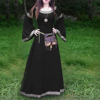 Viduramžių Suknelė Gotikos Cosplay Kostiumai Helovyno Karnavalas Šalies Viktorijos Renesanso Suknelė Moterims Suknelė Viduramžiais Elegantiška Suknelė