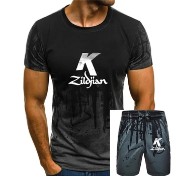 Zildjian K Mušamieji Būgnai, Cimbolai Logotipą, Juoda T-Shirt Mens Marškinėlius S iki 3XL O-Kaklo Saulės Vyrų T-Shirt viršuje tee